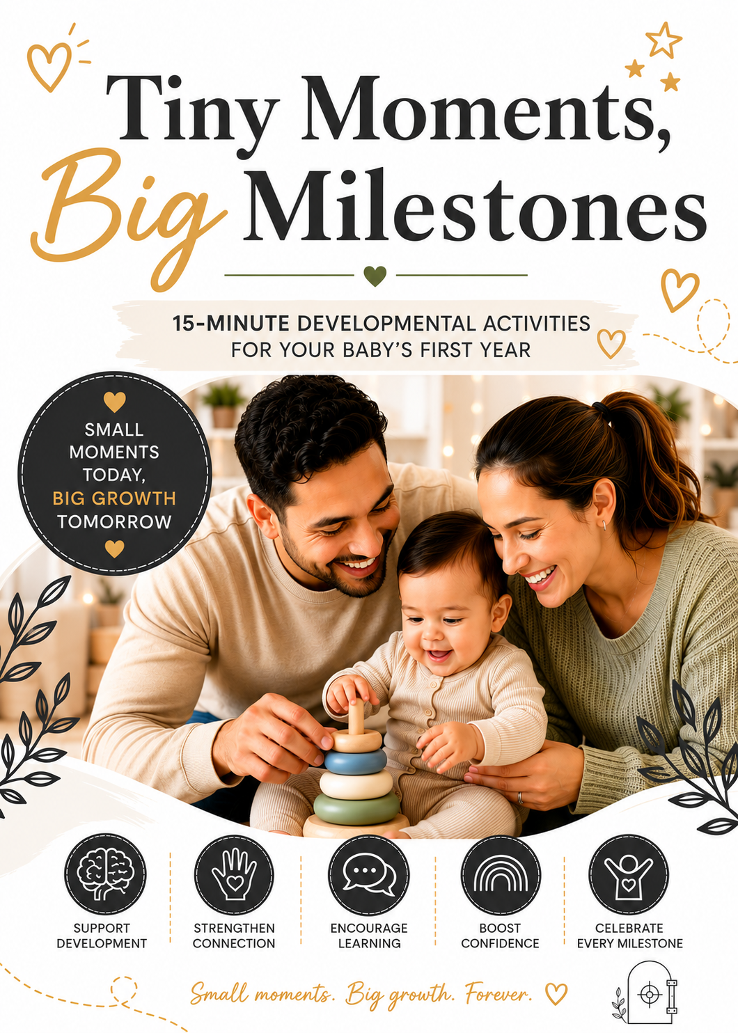 Tiny Moments, Big Milestones: 15- Minute Development Activities for Your Baby's First Year
