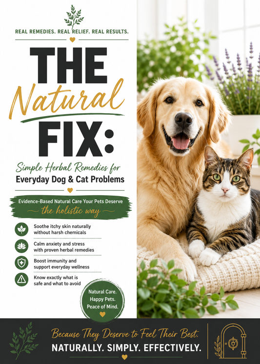The Natural Fix: Simple Herbal Remedies for Everyday Dog & Cat Problems