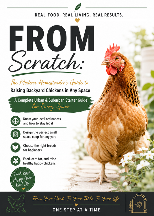 From Scratch: The Modern Homesteader's Guide to Raising Backyard Chickens in Any Space